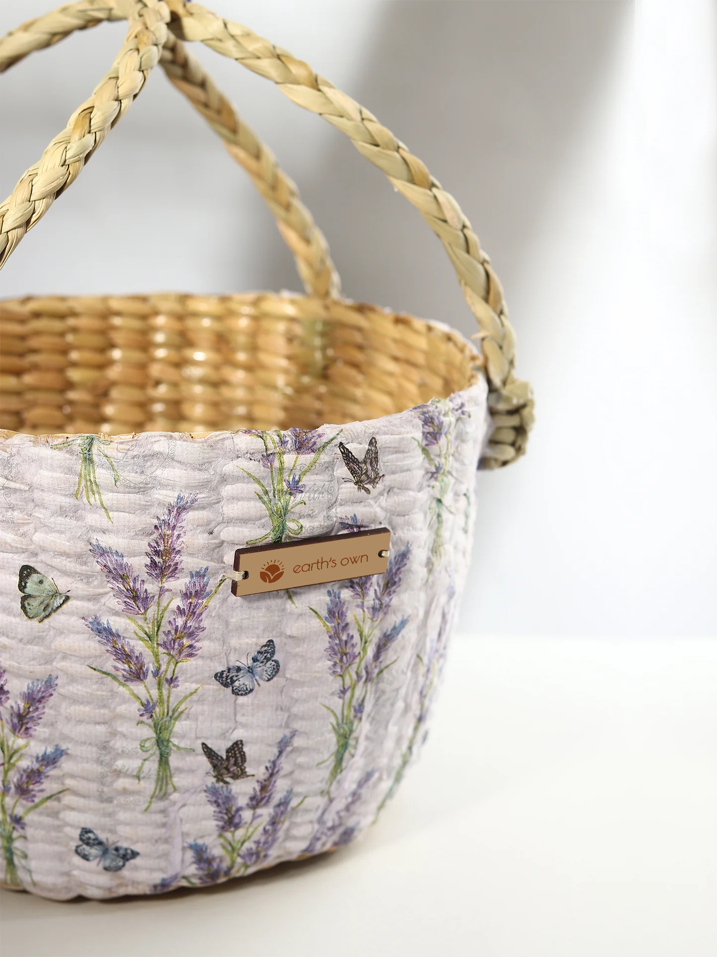 Round Hamper Basket | Seagrass Fruit Basket