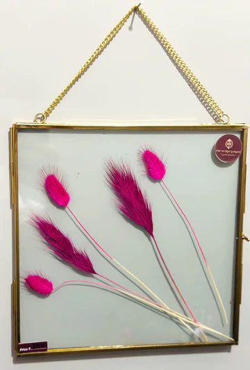 Pink Dried Wall Hanging